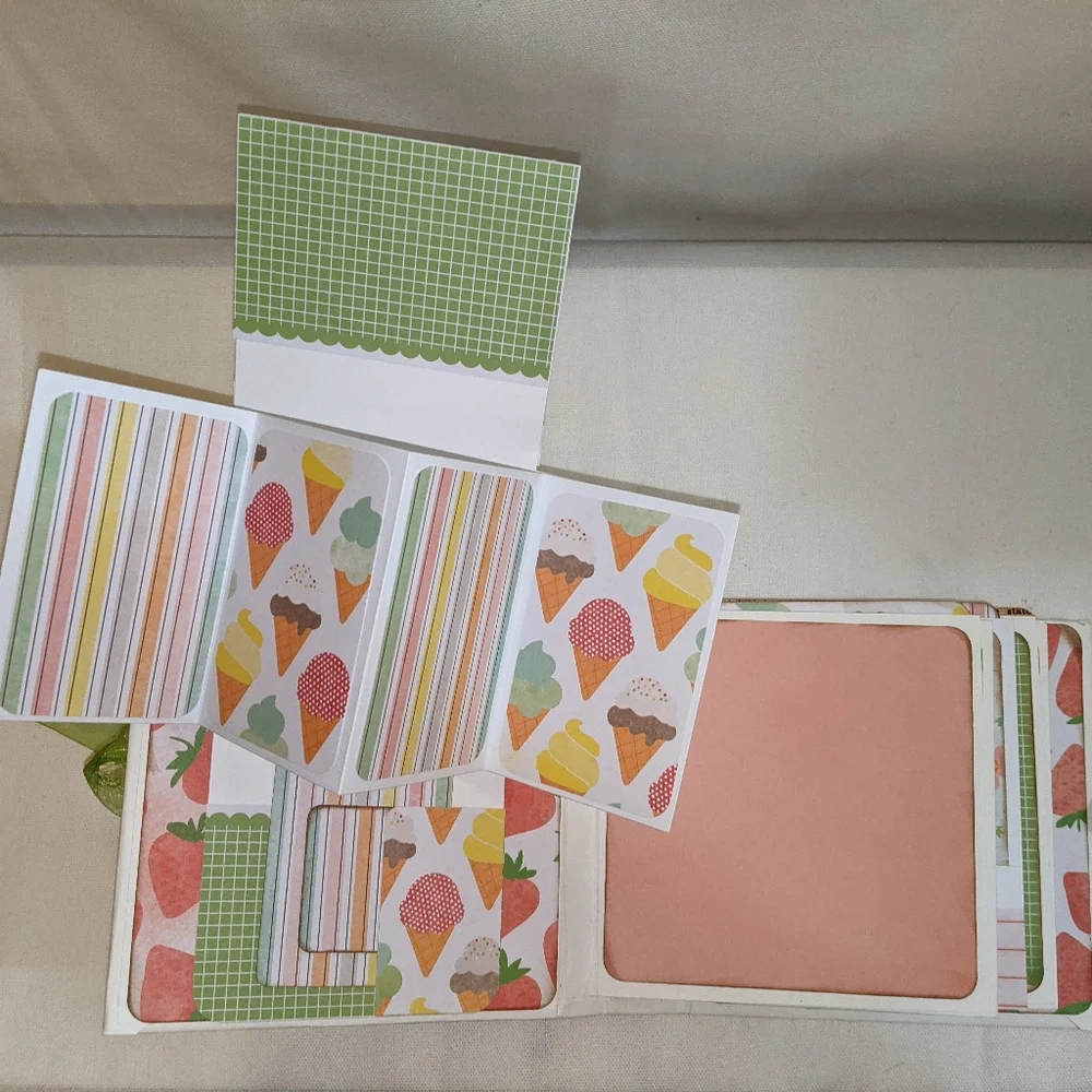 Handcrafted photo journal album, 